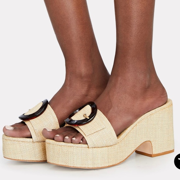 CULT GAIA Cleia Platform Wedge Mules - Picture 7 of 12